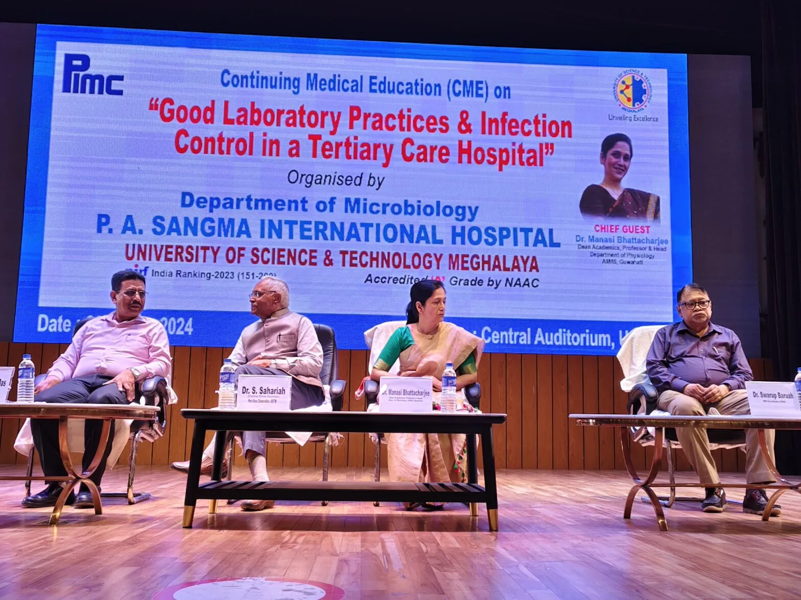 Delegates sitting on dias during the inaugural of the CME at PIMC